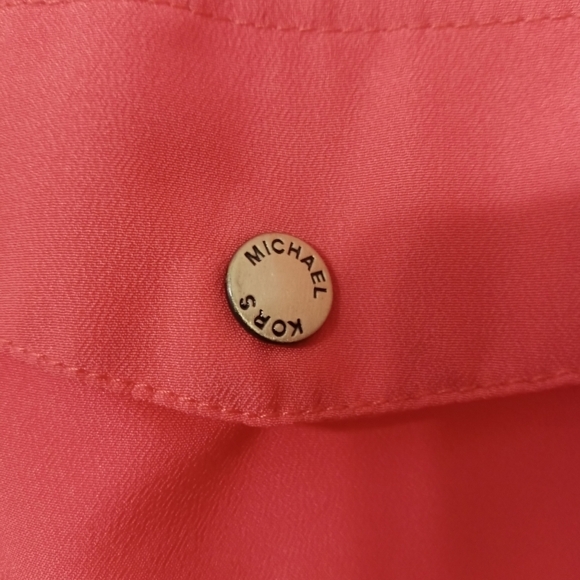 Michael Kors full zip roll tab sleeves "Shacket" - Picture 4 of 13